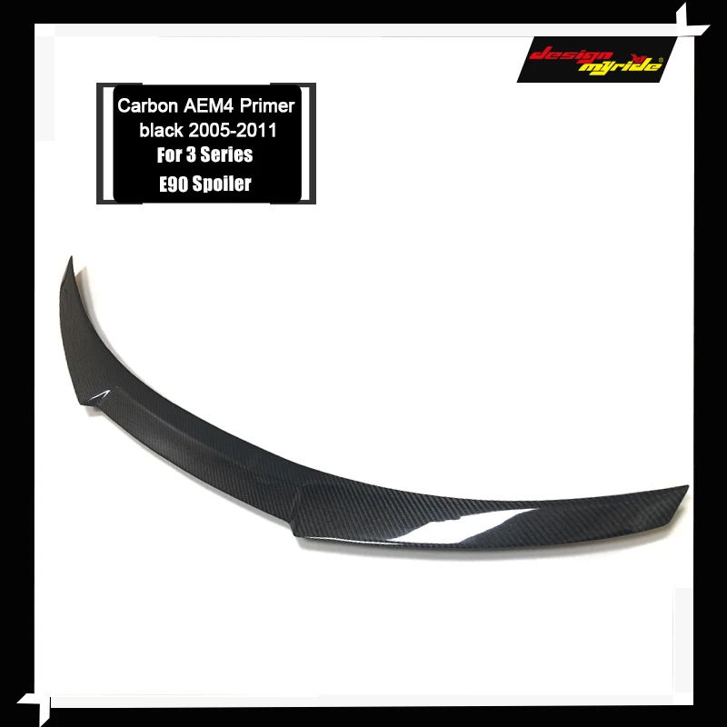 E90 Rear Trunk Boot Lip Spoiler Carbon Fiber M4 Style For BMW 3-Series 320i 325i 330i 335i 330d 335d Wing 2005-2011 | Автомобили и