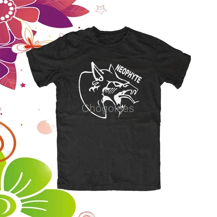 Мужская футболка Neophyte черная Хардкор Роттердам музыка техническая Габба Hardstyle -