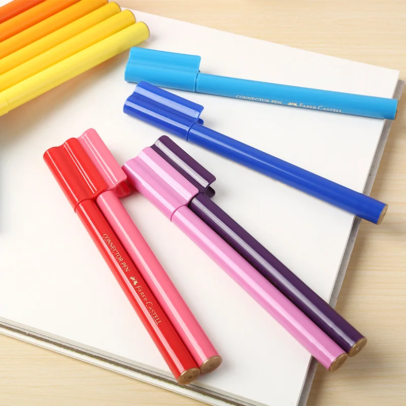 Акварельные маркеры Faber Castell набор фломастеров войлочные наконечники игривые