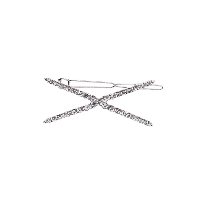 Bling Rhinestone Модный красивый со стразами минимализм Японский Корейский стиль заколка ручной работы заколка для волос ins Hairgrip для женщин девочек аксессуары для волос - Цвет: Bling Rhinestone