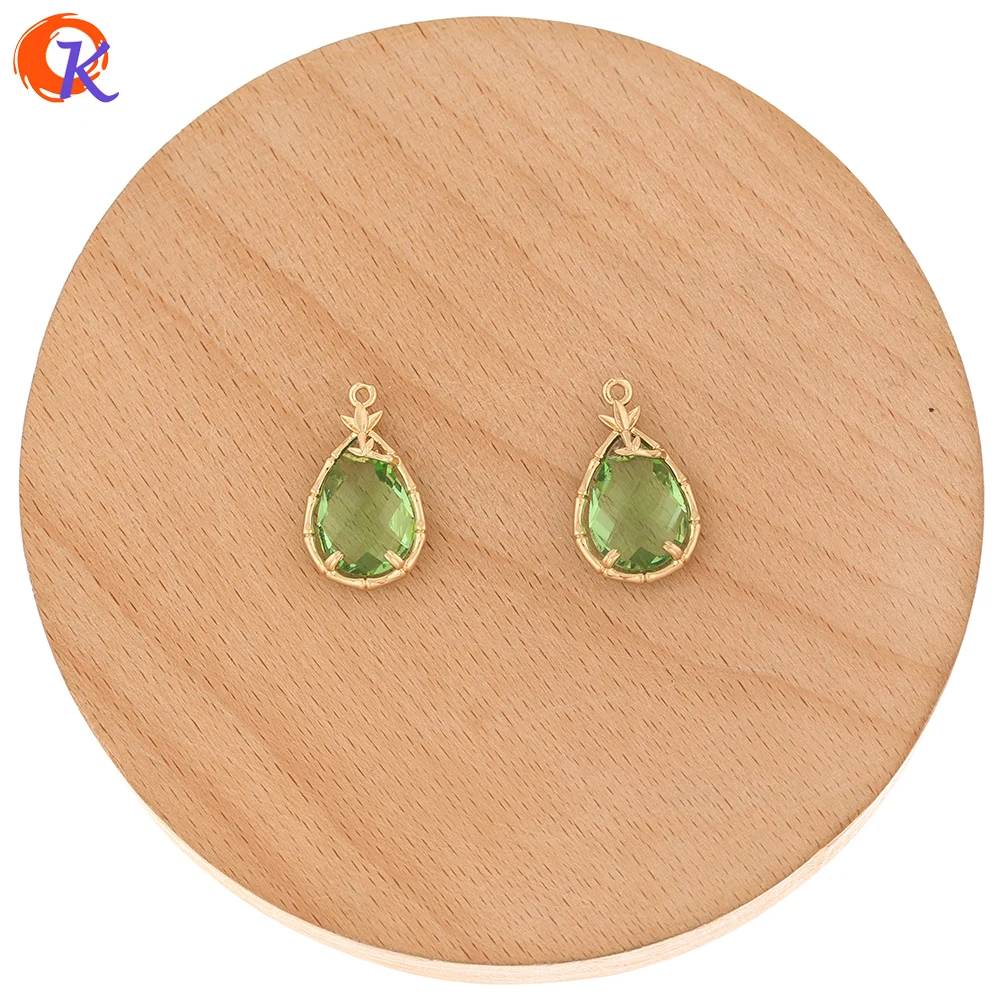 

Cordial Design 50Pcs 13*22MM Jewelry Accessories/DIY Making/Drop Shape/Hand Made/Earring Findings/Crystal Connectors/Charms