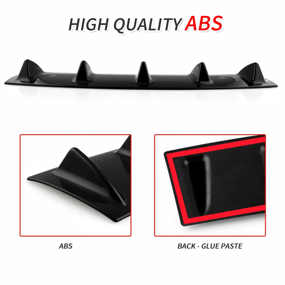 Диффузор губа на задний бампер Fin Shark Style Universal Car Styling fit bmw e92 e90 e60 f30 f10 audi a3 a4 b8 a5 golf 7