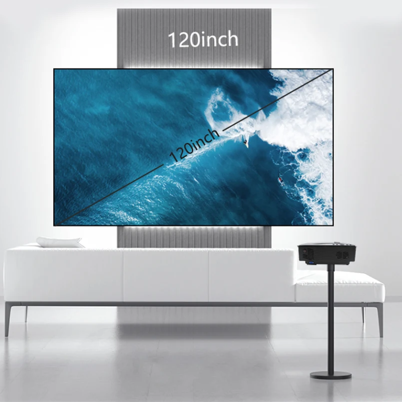 Проектор metsaund W6 Hd Led Android Wifi для умного домашнего кинотеатра Bluetooth 4k видео проектор