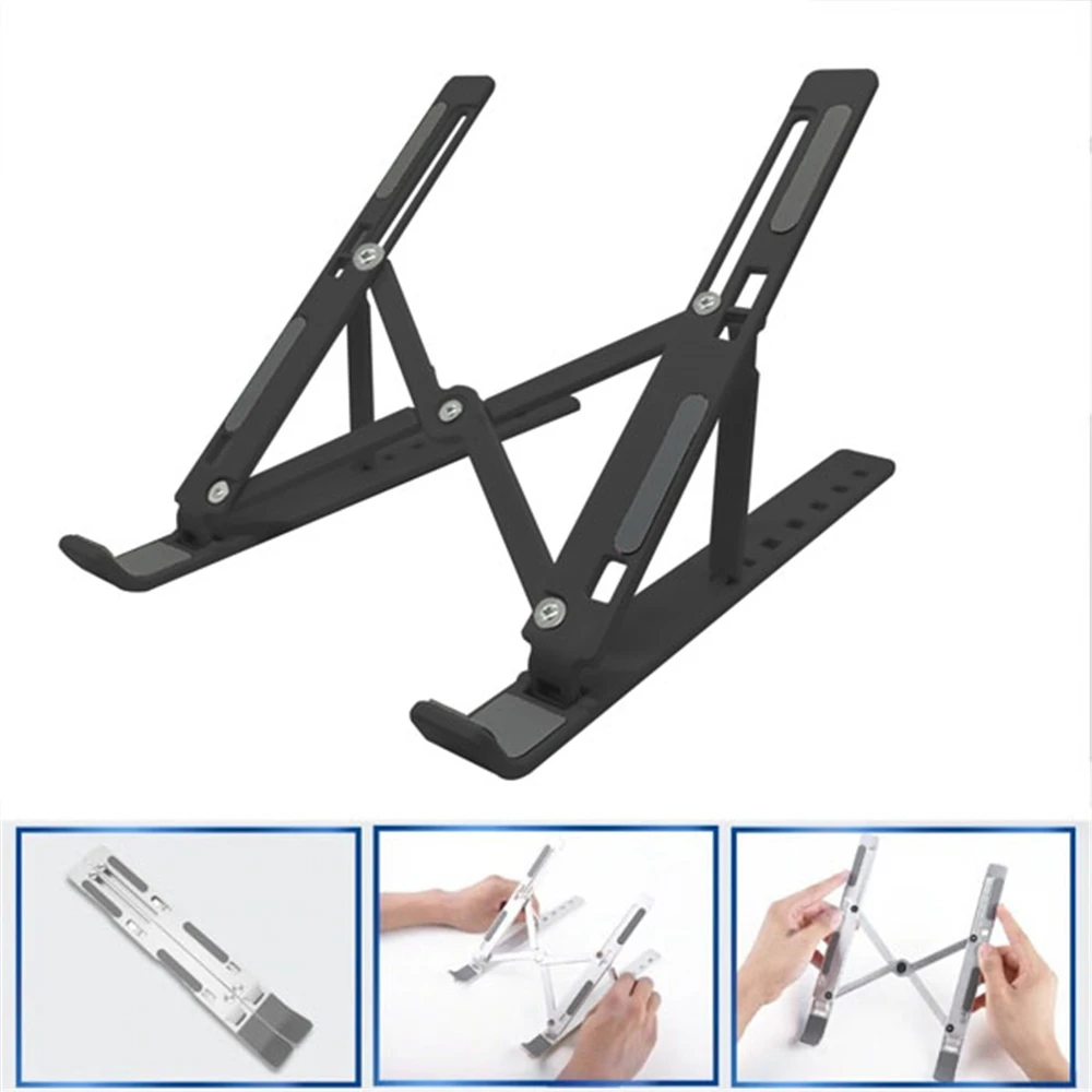 

Laptop Stand Portable Foldable Holder Adjustable Bracket ABS Support For Notebook Computer Tablet