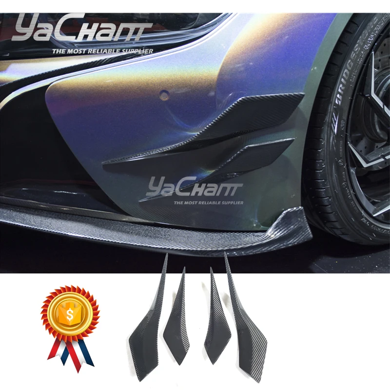 

Передние указки из углеродного волокна для стайлинга автомобиля, подходят для 2014-2017 i8 Electric BESK Style, передние указки