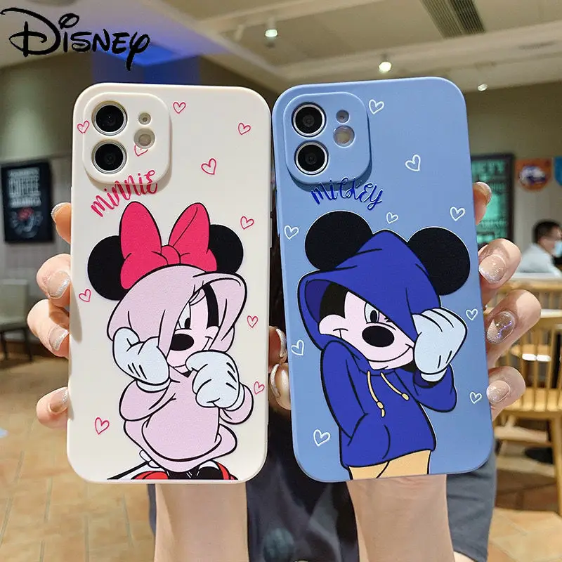 

Disney Mickey Cute mobile phone case for iphone13 13Pro 13Promax 12 12Pro Max 11 Pro X XS XR 7 8P All inclusive protective cover