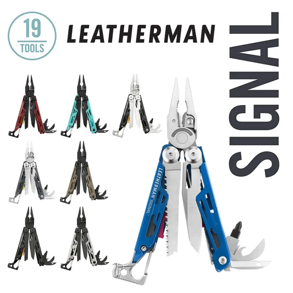Походный Мультитул LEATHERMAN с молотком и аварийным свистком 8 цветов | Инструменты