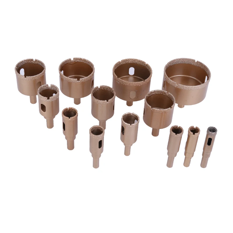 

Diamond Brazing Drill Bit Ceramic Tile Glass Hole Opener Granite All-Ceramic Emery 6-65MM Drill Bit For Power Core Tiles Holesaw