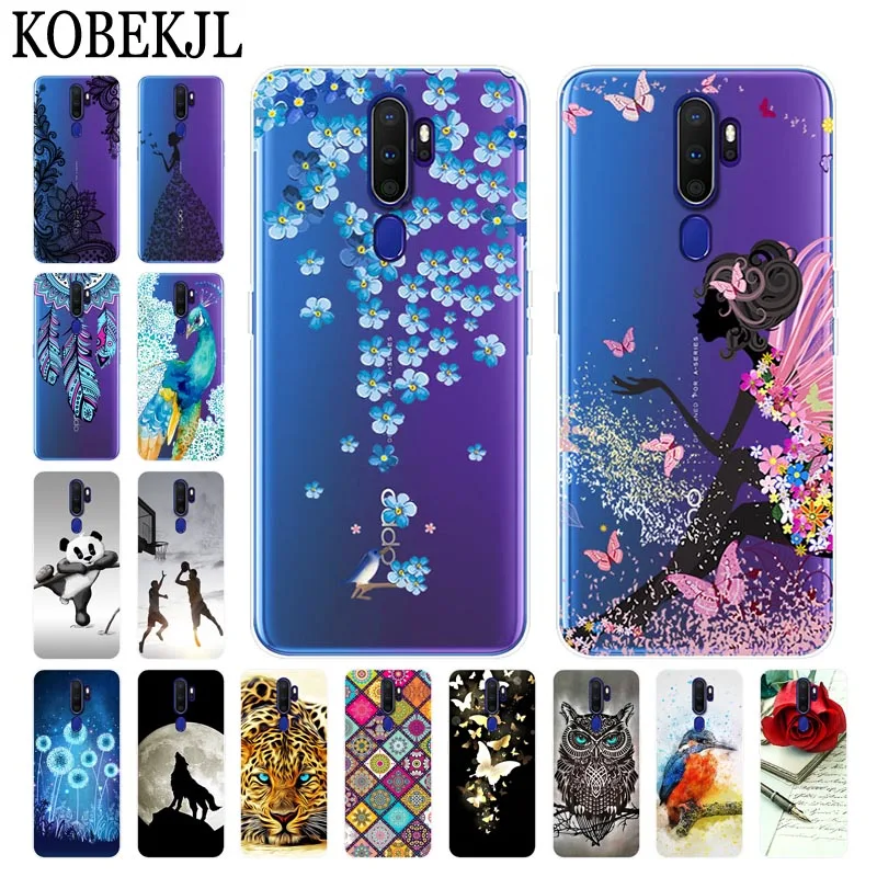 Чехол OPPO A9 2020 чехол 6 5 мультяшный ТПУ силикон мягкая задняя крышка для телефона