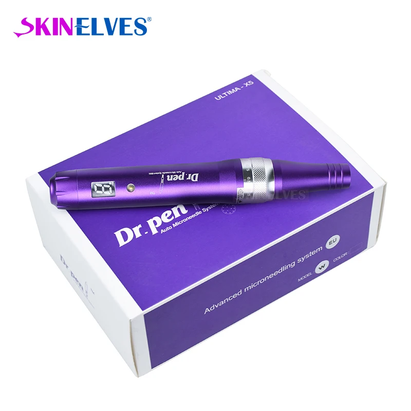 Dr pen X5 Новый беспроводной микро иглы цифровой ЖК-дисплей Дерма ручка