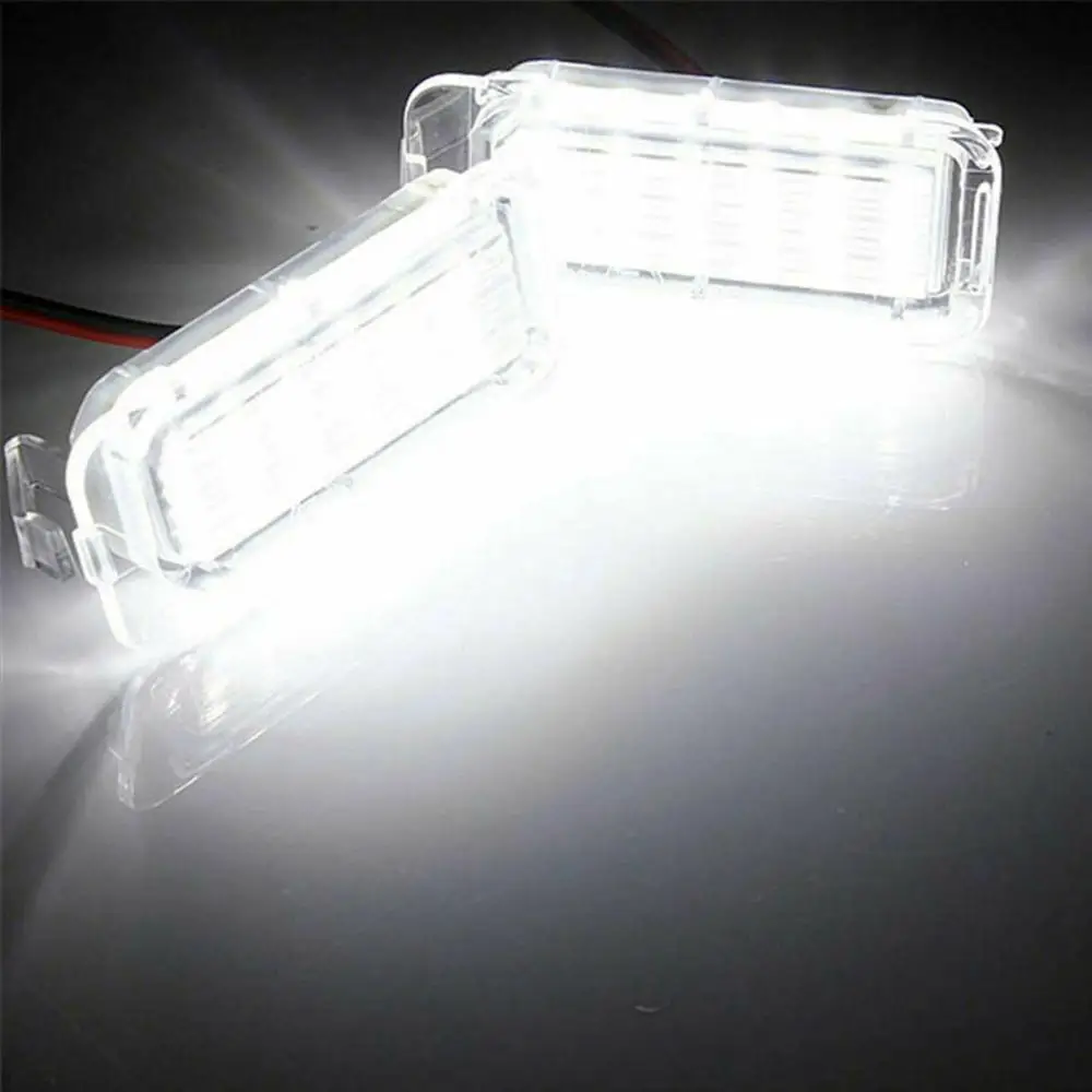 2шт 18 SMD светодиодный светильник номерного знака для автомобиля грузовика