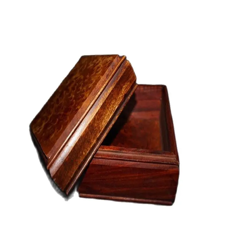 Шкатулка из красного дерева коробка ювелирных изделий браслет бусы Будды для