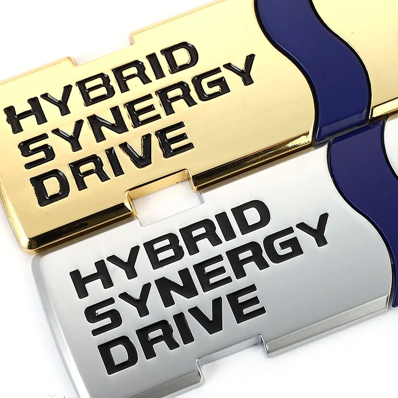 Автомобильный Стикеры эмблема Авто переводная картинка для Toyota Hybrid Synergy Drive