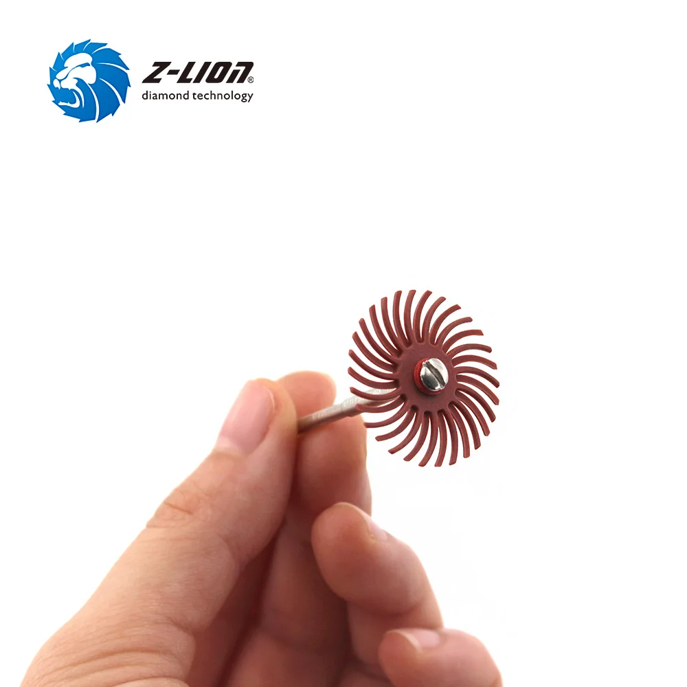 

Z-LION Bristle disc kit abrasive brush 2.35mm 3 mm or Shank detail polishing wheel for Dremel rotary tool accessories