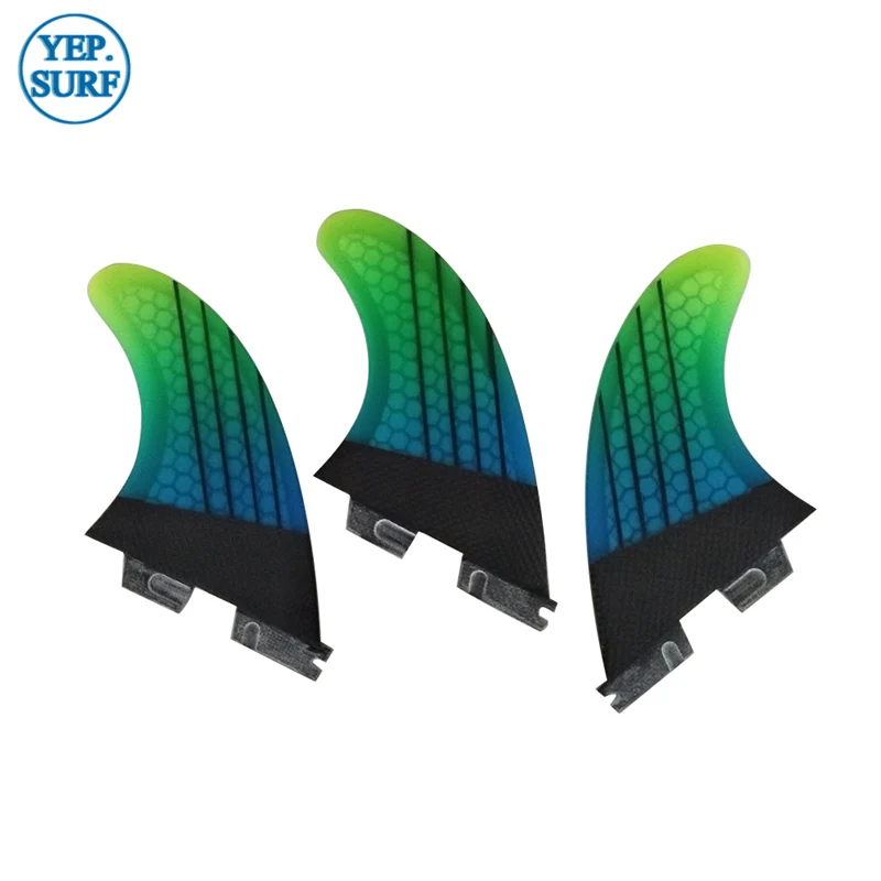 Fis Double Tabs2 плавник с Сотами Carbon Tri-Set Fin TabsII M/L для серфинга высококачественные