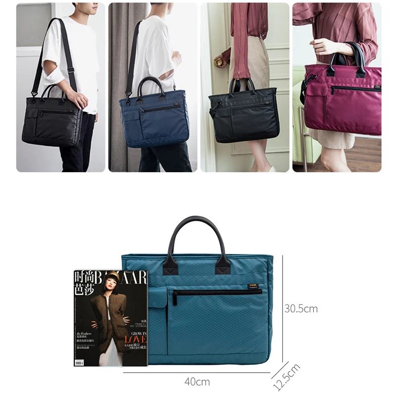 Large Capacity Business Men Briefcase Male Handbags Laptop Bags 15 Inches Oxford Crossbody Travel Bag