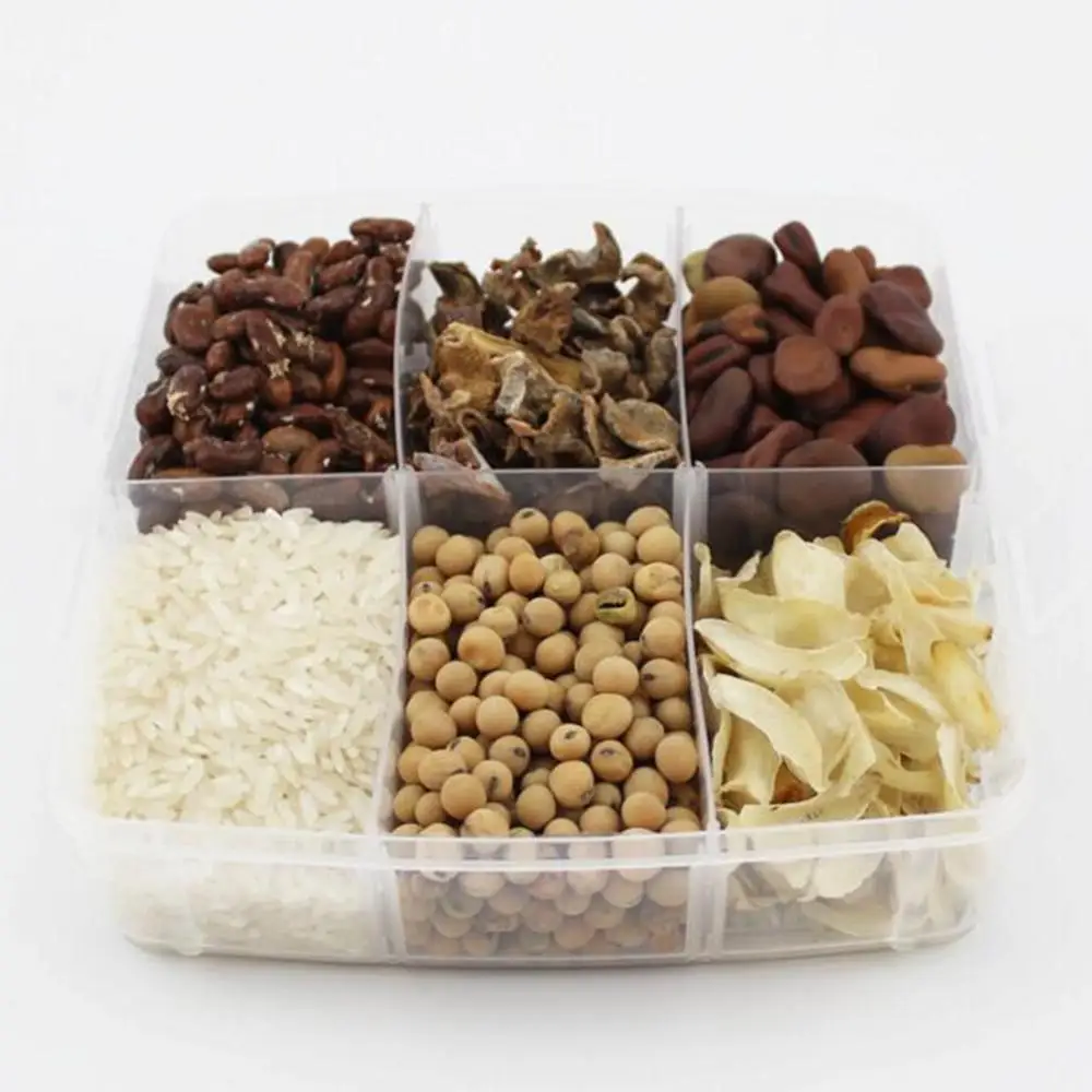 3 слойный контейнер для хранения практичный Регулируемый прозрачный пластиковый