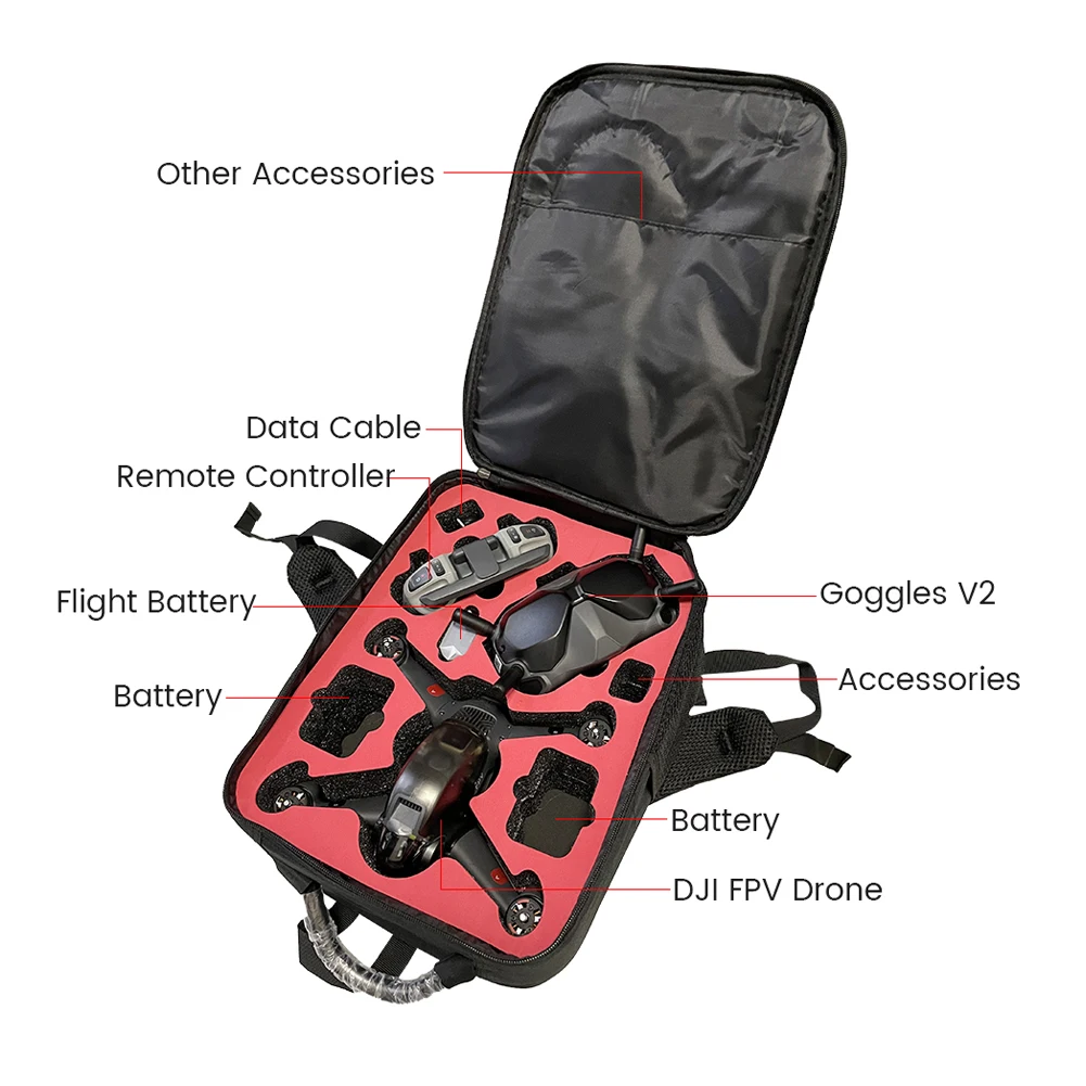 Новинка рюкзак на плечо DJI FPV сумка для переноски Чехол большой емкости