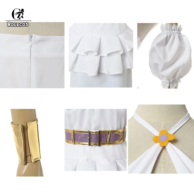 ROLECO аниме осторожно герой Косплей Ristarte косплей костюм белая синяя юбка