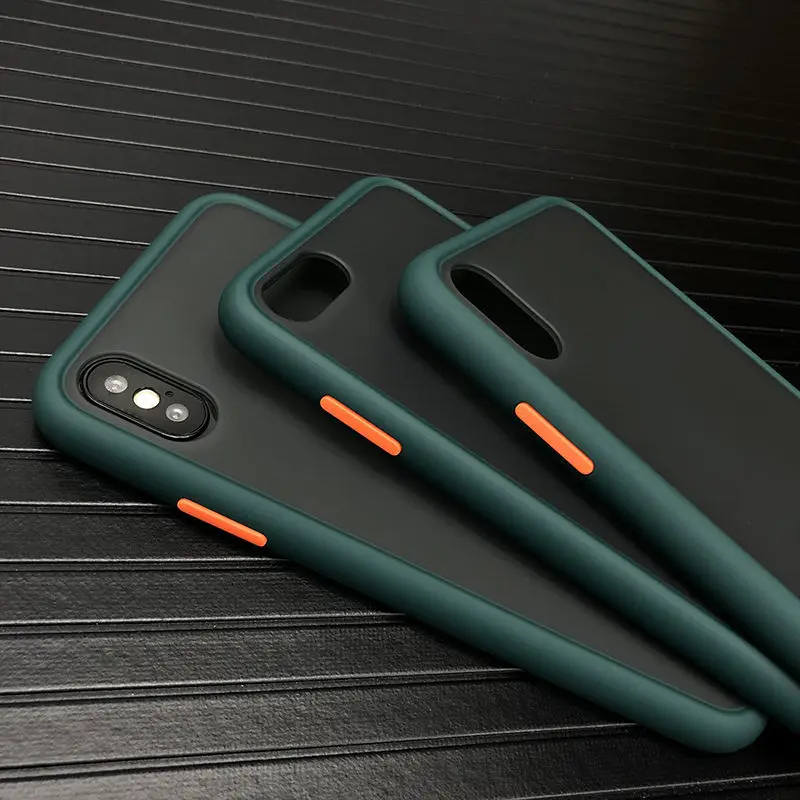 Чехол для телефона iPhone 11 Pro Max X XR XS 7 8 Plus SE роскошный жесткий матовый чехол из
