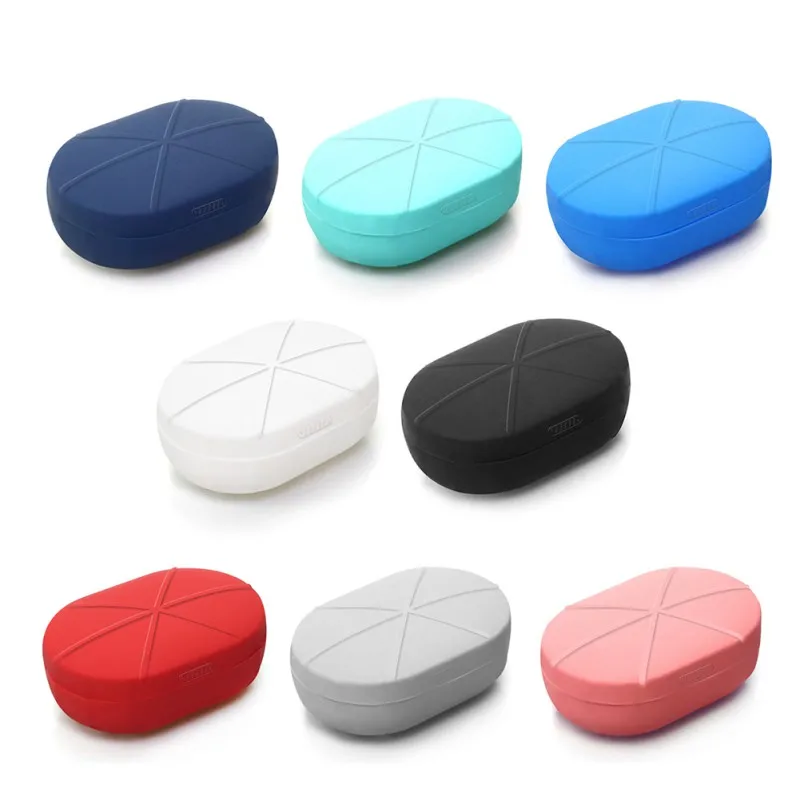 Anti-fall Headphone Case For Red mi Headset Airdots Wireless Silicone Protective Solid Color | Электроника