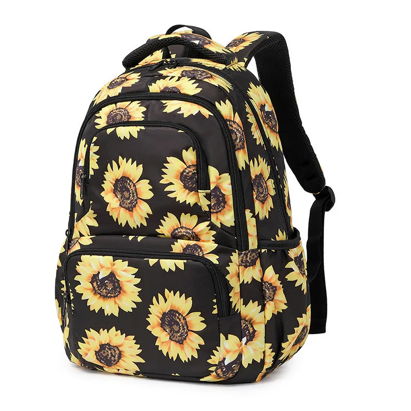 Girl Floral Printing School Backpack Women Travel Mochila School Bag For Teenager Girls Schoolbags Fresh Style Rucksack