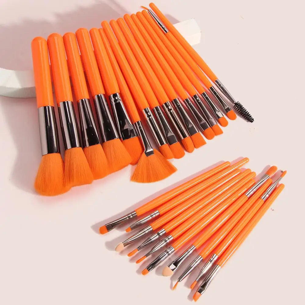 Набор кистей для макияжа 25 шт. натуральный ворс Жидкая основа румяна