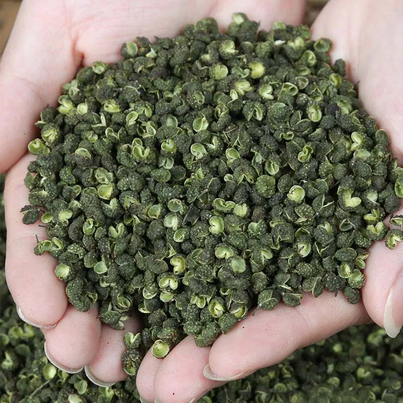 100 г натуральный сушеный зеленый перец Sichuan и китайский колючий пепел | Дом сад
