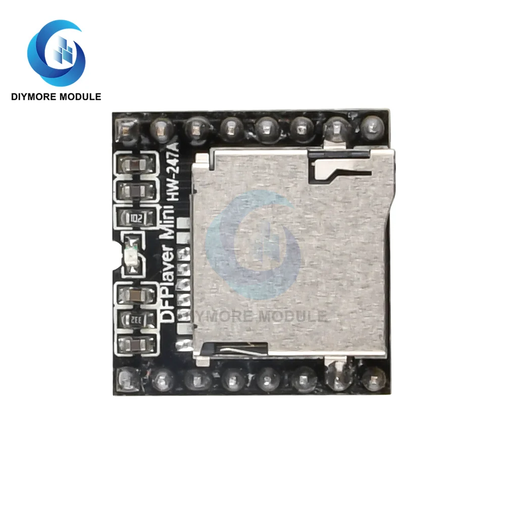 DFPlayer MP3 DF Player Module Sup port ing TF-карта U-Disk IO/последовательный порт/AD музыкальный плеер