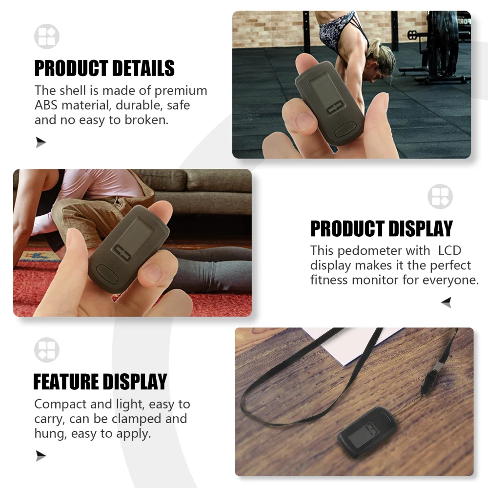 

1pc Digital LCD Electronic Pedometer Measurement Electronic Sport Accessories