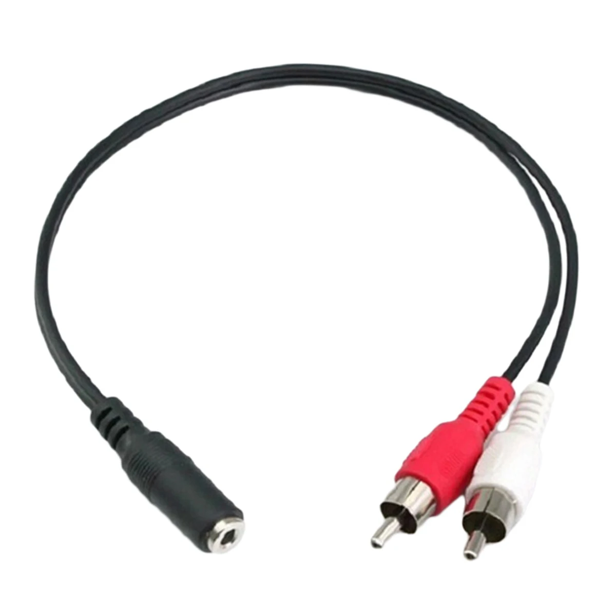 

10pcs 3.5mm Female Jack to 2RCA Male Y Splitter Cable Audio Video Cable 20cm 3.5mm Female Jack to 2RCA Male Y Splitter Cable