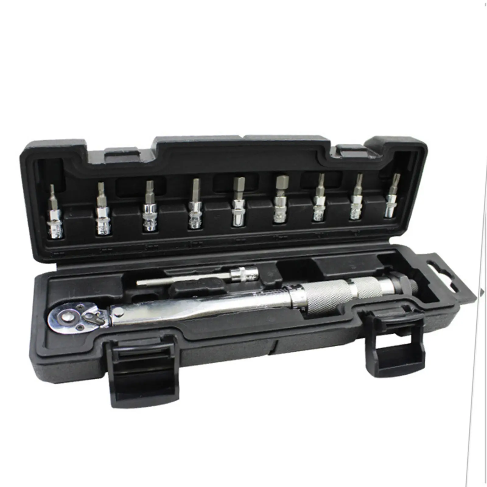 

11 Pieces 1/4 inch Bike Drive Click Torque Wrench Set Ratchet Mechanical Torque Spanner for Bicycle