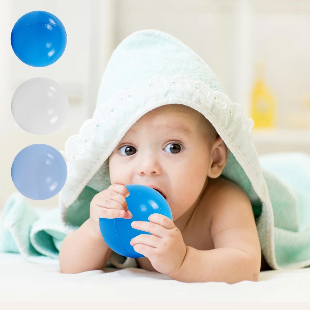 100 шт./партия экологически чистые цветные шарики пластиковые для океана забавные