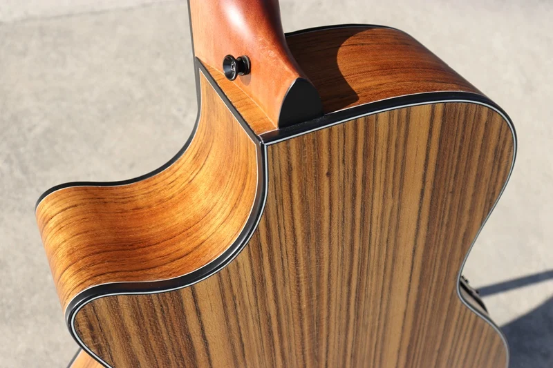 Хорошее качество Специальный стиль hickory деревянная электроакустическая гитара
