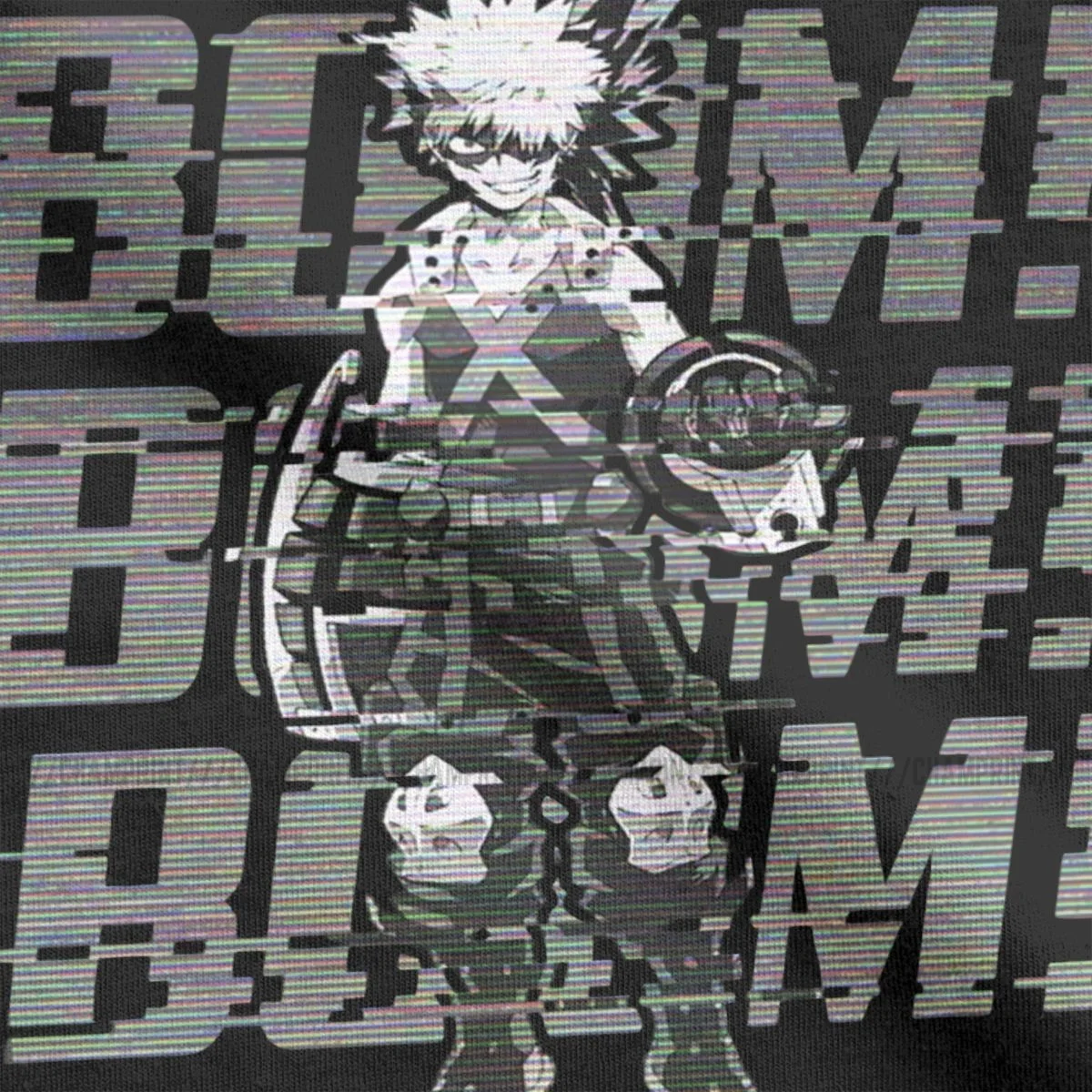 Katsuki Bakugo глюк мой герой футболка для мужчин аниме в винтажном стиле детей