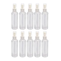 50pcs 100 ml transparent plastic perfume atomizer small mini empty spray refillable bottle travel bottles set