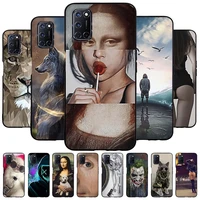 a for oppo a52 case a 52 slim coque cute painting soft tpu silicon back cover for oppo a72 a92 2020 a 72 phone cases shell