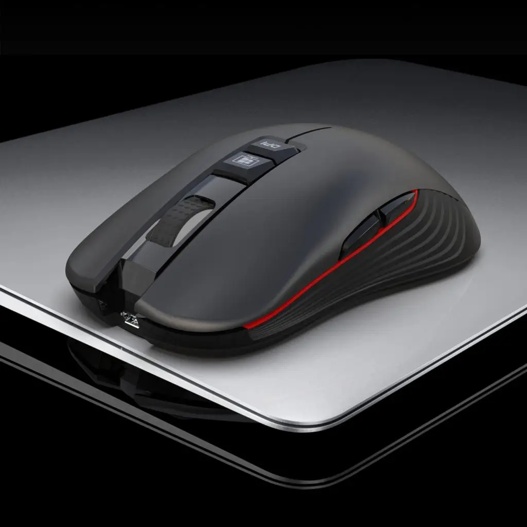 Беспроводная эргономичная оптическая мышь 2 4G 800/1600/2400/3600 DPI 8 кнопок для ноутбука