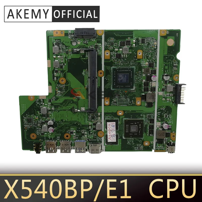 

Akemy For For For Asus X540BP X540B Laotop Mainboard X540BP Motherboard with E1/E2 -CPU
