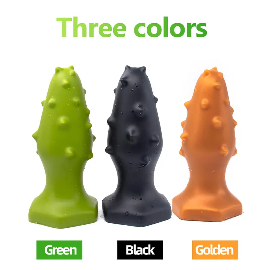 Очень большая Анальная пробка анальная с мягкой шипами Анальный расширитель