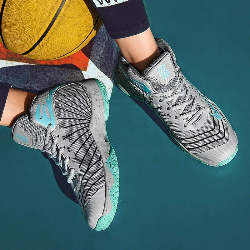 

Men's Basketball Shoes Breathable Cushioning Non-Slip Wearable Sports Shoes Gym Training Athletic Basketball Sneakers for Women