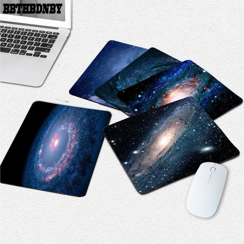 

BBTHBDNBY New game Space Milky Rubber Mouse Durable Desktop Mousepad Smooth Writing Pad Desktops Mate gaming mouse pad