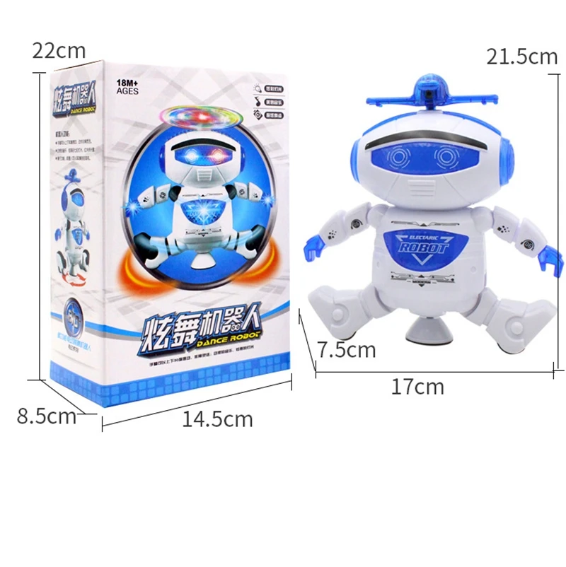 Фигурка Железный человек танцующий светильник Робот Дети Забавные игрушки
