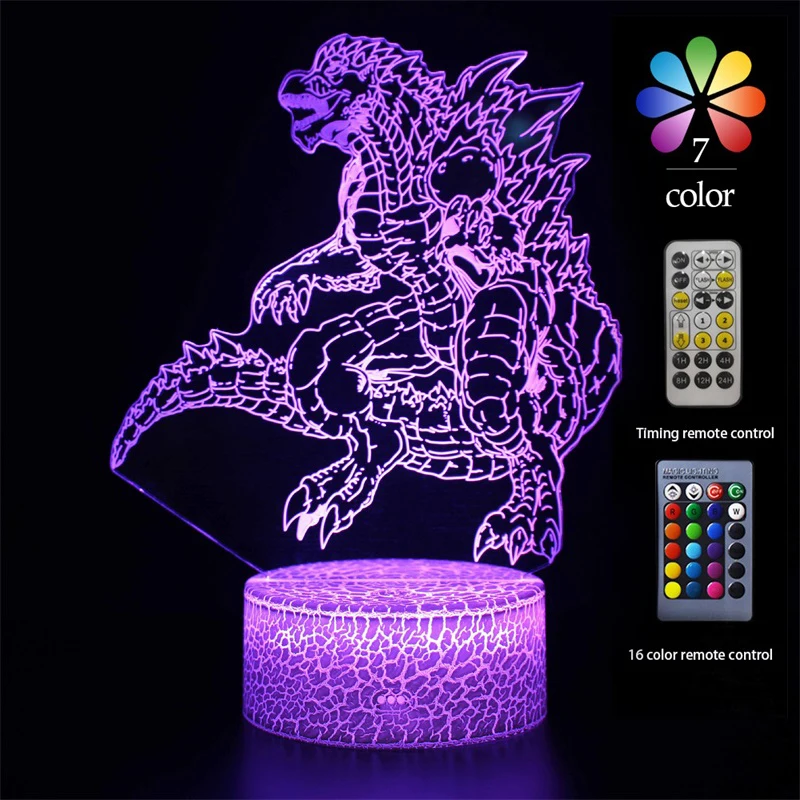 

Dinosaur series theme Acrylic Lamp 3D LED Lamp Home Room Decor Light Kid Child Gift Mood Lamp Christmas present Dropshippping