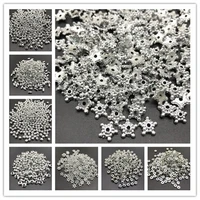 50 200pcs silver jewelry accessories acrylic beads loose hole beads jewelry accessories beads jewelry making diy