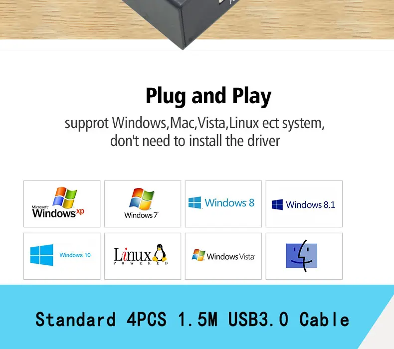 IT-well USB3.0 Переключатель Селектор 4 компьютеры обмен 1 USB 3,0 периферийный коммутатор коробка концентратор для мыши Клавиатура Сканер Принтер