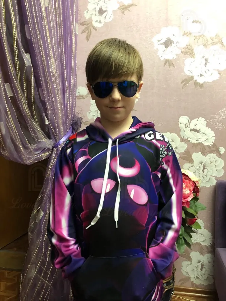 Leon Лидер продаж симпатичная толстовка с вороной и 3D принтом лидер свитшот милые
