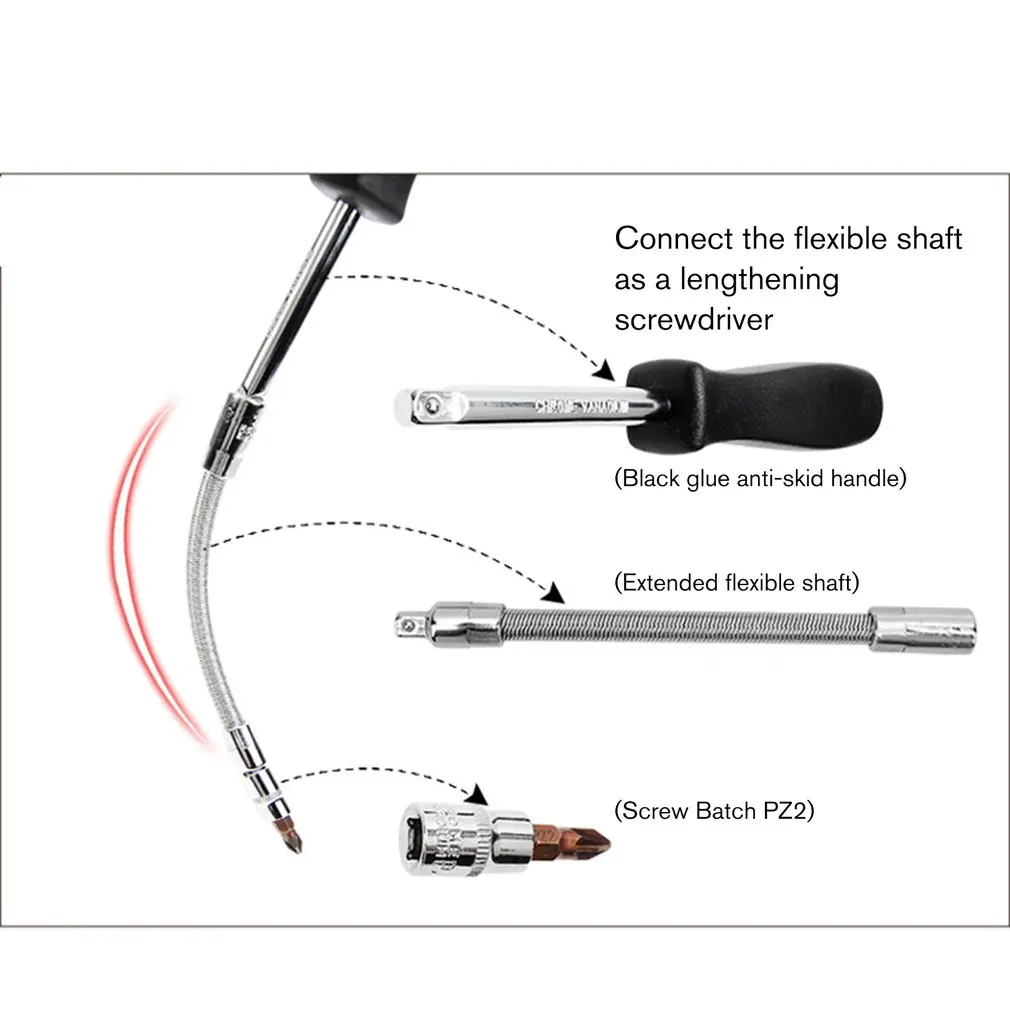 61 шт. гаечный ключ Двусторонняя отвертка комбинированный набор инструментов для