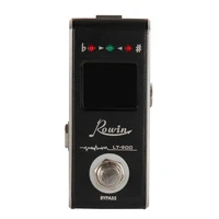 rowin lt 900 guitar tuner pedal high precision extremely fast tuning ultra wide back light lcd display blackredgreen color