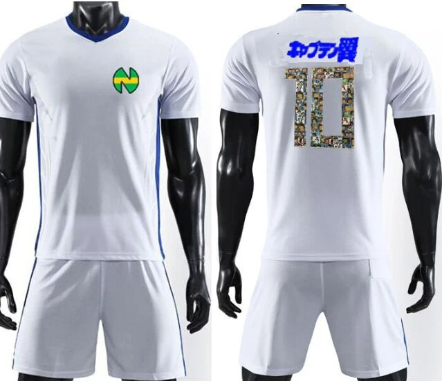 Code b Asia Kids / men size, Camisetas football japan france spain,Oliver Atom Maillot de Foot Enfant Captain Tsubasa Jersey - Цвет: Code b
